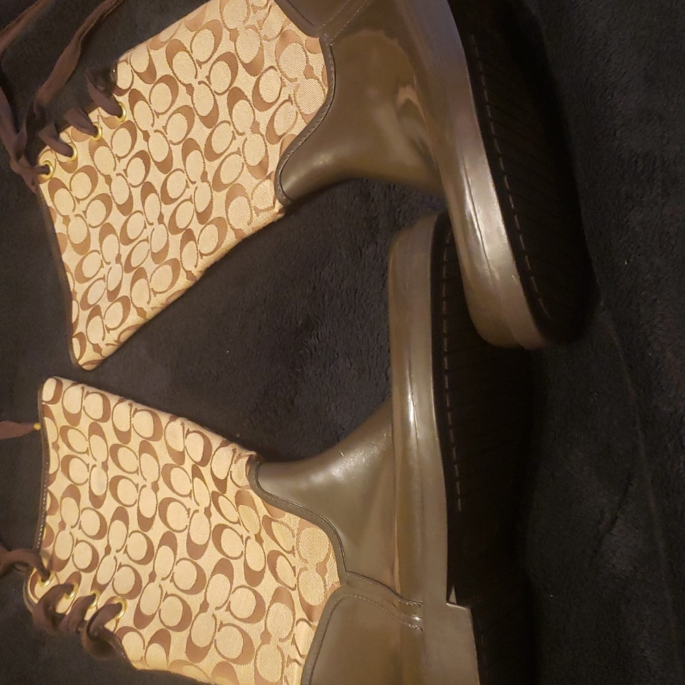 Coach Brown Tall Boots